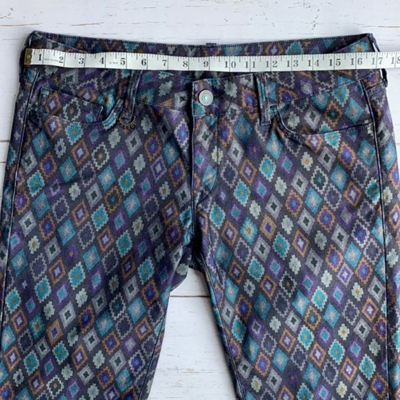 Mavi Serena Aztec Print Boho Skinny Jeans - Picture 4 of 6